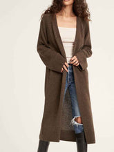 Load image into Gallery viewer, Pure Color Loose Casual Long Cardigan Coat