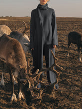 Load image into Gallery viewer, Casual Knitted Wide-Leg Pants Suit