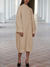 Load image into Gallery viewer, Lounge Ribbed Loose Knited Dress