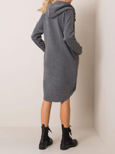 Load image into Gallery viewer, Pure Color Zipper Casual Loose Hooded Sweatshirt