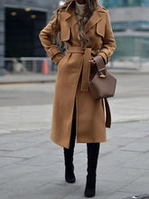 Load image into Gallery viewer, Pure Color Woolen Fashion Casual Thick Coat