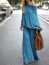 Load image into Gallery viewer, Solid Color Comfortable Collar Suit