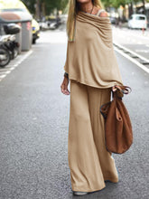 Load image into Gallery viewer, Solid Color Comfortable Collar Suit