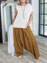 Load image into Gallery viewer, Casual Sleeveless Pleated Round Neck Women'S Suit