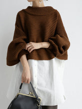 Load image into Gallery viewer, Fashion Contrast Stitching Pullover Top