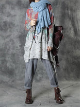 Load image into Gallery viewer, Graffiti Cartoon Loose Print Bat Sleeve Women'S Sweater