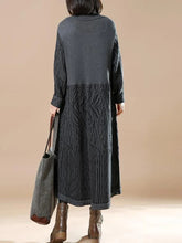 Load image into Gallery viewer, Autumn And Winter Ladies Knitted Turtleneck Sweater Dress