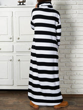 Load image into Gallery viewer, Fashion high neck long sleeve casual dress