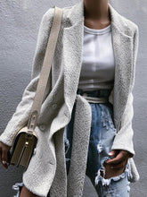 Load image into Gallery viewer, Solid Color Lapel Shirt Coat