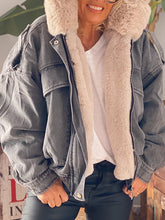 Load image into Gallery viewer, Autumn Winter Fashion Hooded Denim Jacket