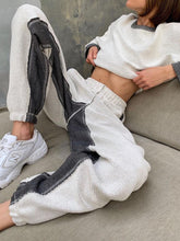 Load image into Gallery viewer, Loose Stitching Casual Two-Piece Suit