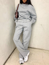 Load image into Gallery viewer, Fashion Round Neck Loose Casual Two-piece Suit