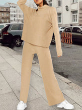 Load image into Gallery viewer, Women's High Collar Loose Casual Two-piece Suit