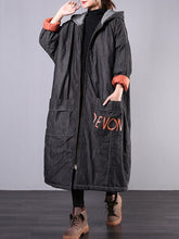 Load image into Gallery viewer, Cartoon Print Loose Casual Pocket Winter Thick Coat