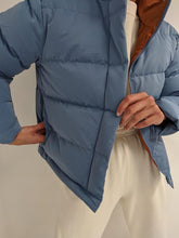 Load image into Gallery viewer, Fashion Casual Contrast Color Plush Fleece Warm Jacket