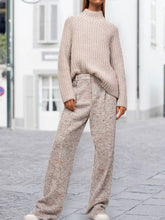 Load image into Gallery viewer, Casual Fashion High Collar Casual Two-piece Suit