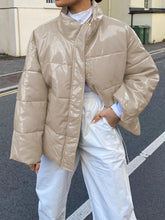 Load image into Gallery viewer, Fashion Solid Color Casual Loose Warm Jacket