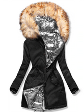 Load image into Gallery viewer, Fashion Warm Long Drawstring Fur Coat