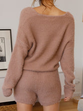 Load image into Gallery viewer, V-Neck Solid Color Strapless Casual Suit