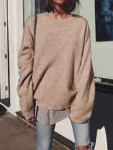 Load image into Gallery viewer, Fashion Round Neck Casual Long Sleeve Solid Color Sweater
