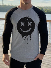 Load image into Gallery viewer, Men'S Slim Stitching Printed Long-Sleeved Casual T-Shirt