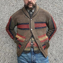 Load image into Gallery viewer, Men'S Retro Ethnic Pattern Cardigan Sweater