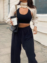 Load image into Gallery viewer, Fashion Solid Color Turtleneck Arm Warm Sweater