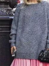 Load image into Gallery viewer, Fashion Loose Solid Color Women'S Sweater