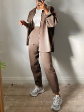 Load image into Gallery viewer, Fashion Loose Lapel Knitted Casual Two-piece Suit