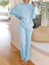 Load image into Gallery viewer, Simple Casual Loose Round Neck Long Sleeved Knitted Suit