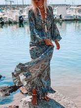 Load image into Gallery viewer, Retro Ethnic Print Women'S Holiday Dress