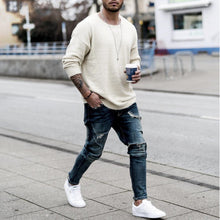 Load image into Gallery viewer, Men'S Fashion Solid Color Round Neck Sweater