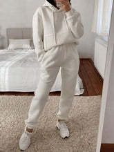 Load image into Gallery viewer, Pure Color Long Sleeve Simple Two-piece Suit