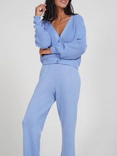 Load image into Gallery viewer, V-Neck Button Cardigan Fashion Ins Women'S Knitted Suit