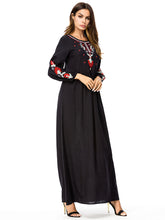 Load image into Gallery viewer, Retro Printed Totem Women'S Muslim Dress