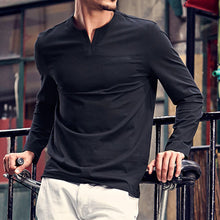 Load image into Gallery viewer, Men'S Fashion Casual V-Neck Long Sleeve T-Shirt