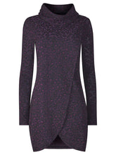 Load image into Gallery viewer, 达不到供应链要求,产品下架Leopard Print Characteristic Neckline Tunic Dress