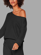 Load image into Gallery viewer, Autumn and Winter Casual Solid Color Knitted Suit