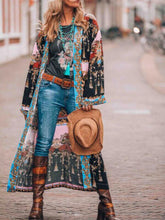 Load image into Gallery viewer, Women's Ethnic Style Print Cardigan Outwear