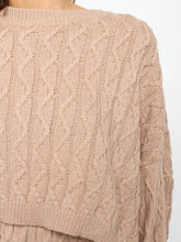 Load image into Gallery viewer, Lazy Home Furnishing Pure Color Twist Women's Knitted Suit