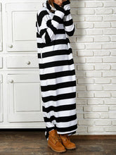 Load image into Gallery viewer, Fashion high neck long sleeve casual dress