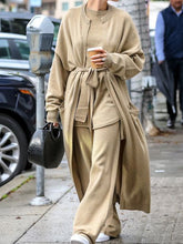 Load image into Gallery viewer, Women's Round Neck Knitted Casual Three-piece Suit