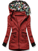 Load image into Gallery viewer, Autumn And Winter Ladies Casual Hooded Jacket