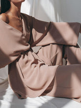 Load image into Gallery viewer, Fashion Loose Solid Color Long Sleeve Two-piece Suit