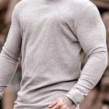 Load image into Gallery viewer, Solid Color Round Neck Casual Slim Long-Sleeved T-Shirt