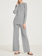 Load image into Gallery viewer, Autumn And Winter Simple Round Neck Casual Women'S Knitted Suit