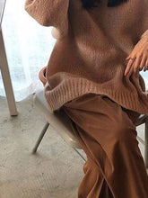 Load image into Gallery viewer, Pure Color Fashion Knitted Casual Two-piece Suit