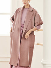 Load image into Gallery viewer, Pure Color Fashion Casual Warm Long Coat