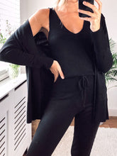 Load image into Gallery viewer, Knitted Three Pieces Suit Loungewear