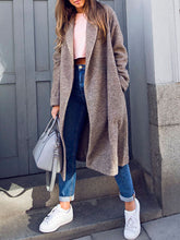 Load image into Gallery viewer, Fashion Loose Casual Lapel Long Coat